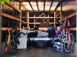Removals from Czech Republic to Finland – packed truck interior
